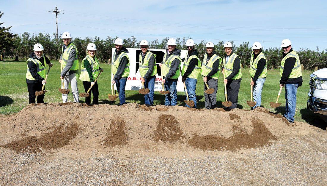 Breaking ground at Winnebago Manufacturing